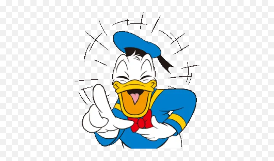 Donald Duck Sticker Pack - Donald Duck Laughing Gif Emoji,Donald Duck Emotion Face