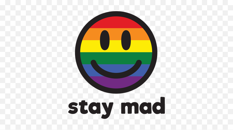 Stay Mad Gay Pride Coffee Mug By Queerish Designs Society6 - Happy Emoji,Bisexual Emoticon