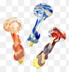 Fumed Jumbo Swirl Spoon Pipe Emoji,Emoji Color Swirls