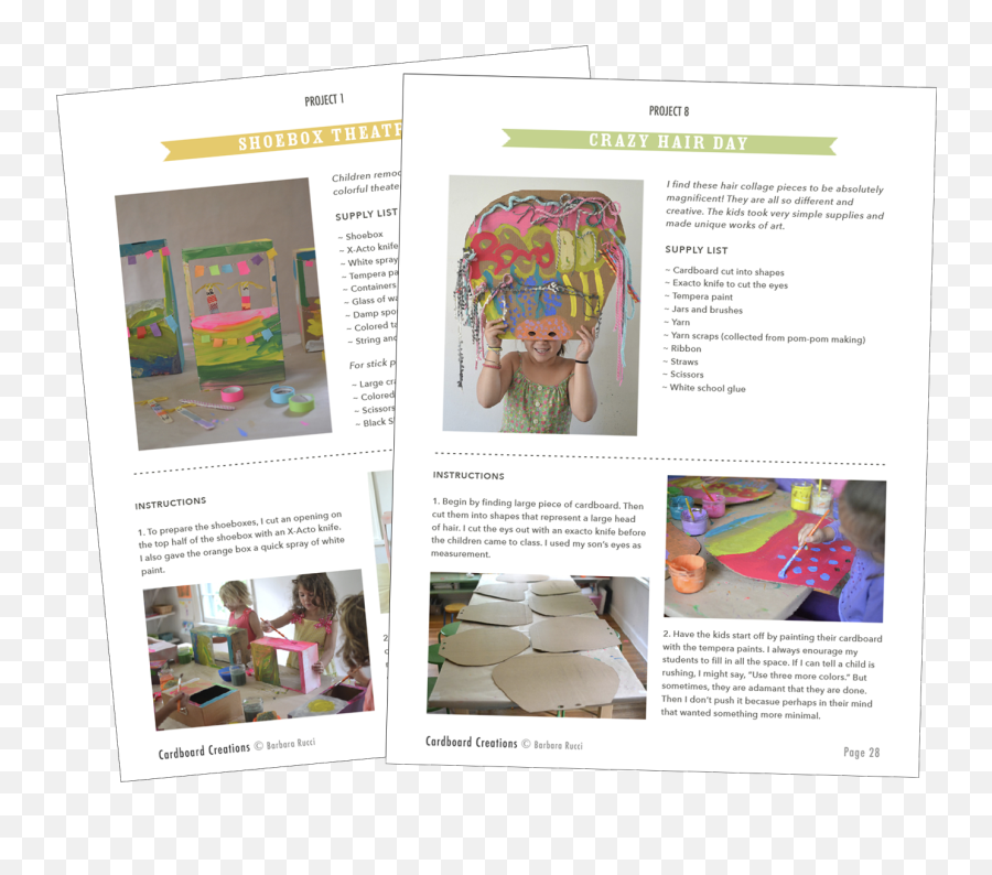 Cardboard Creations - Artbar Emoji,Color Adn Emotions For Kids Art Lesson