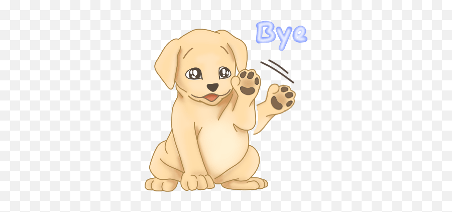 Stickers - Happy Emoji,Bye Dog Emoji