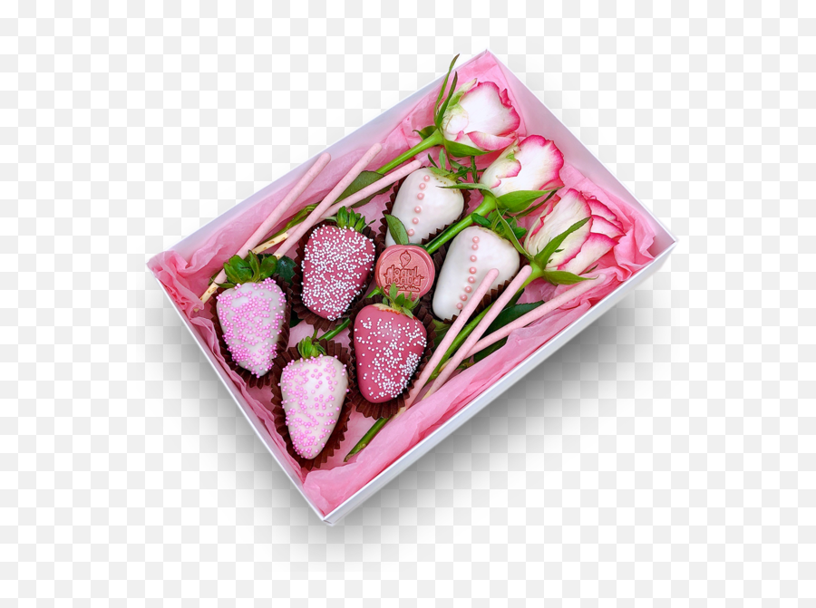 Lunch Bunch Edible Bouquets Chocolate Strawberries - Same Emoji,Strawberry Emotion