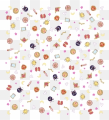Sailor Moon Cute Pattern Throw Pillow Emoji,Sailor Moon Characters Text Emoticon