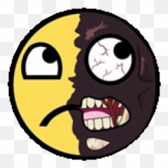 Half Human Half Zombie Epicface - Roblox Emoji,Half Emoticon