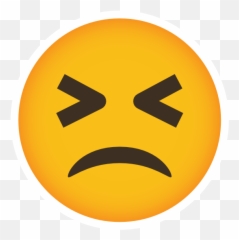 Phone Emoji Sticker Scowling,Giving Emoji