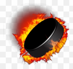 Discover Trending Puck Stickers Picsart - Flaming Hockey Puck Emoji,Hockey Puck Emoji