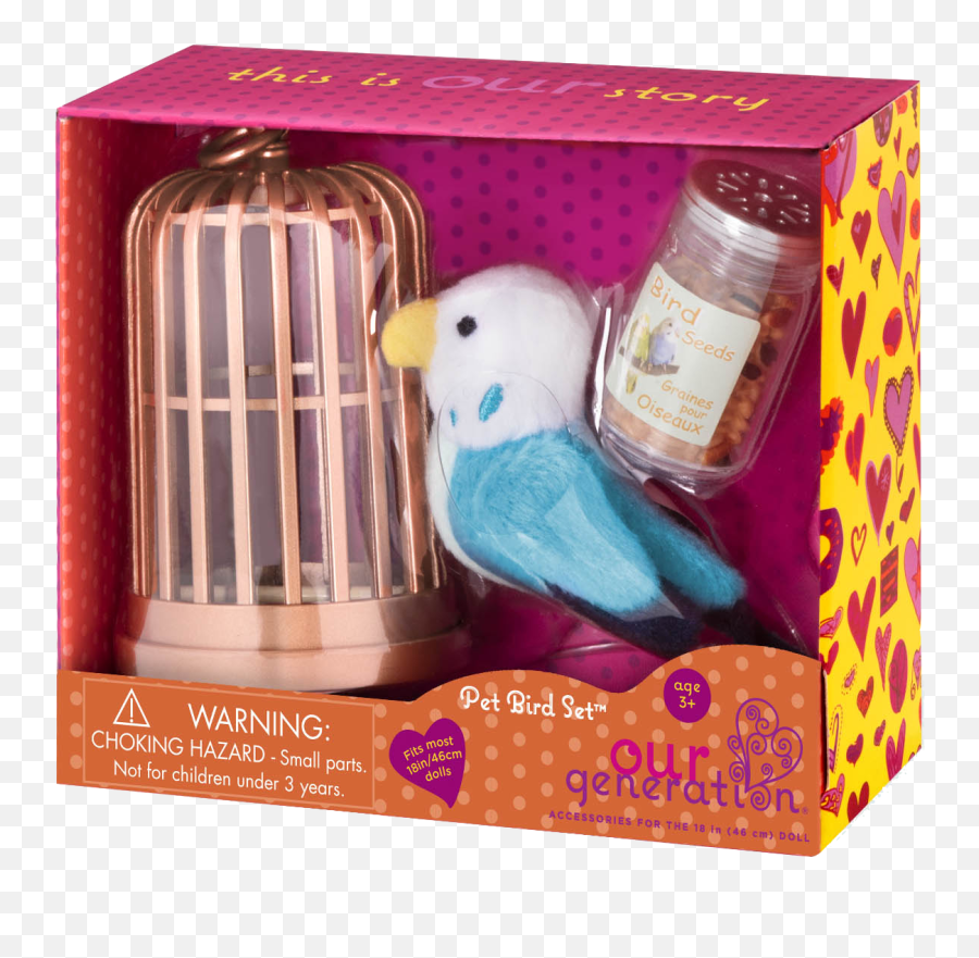 American Girl Doll Accessory Parrot And - American Girl Doll Pets Bird Emoji,American Girl Doll Emoji Room