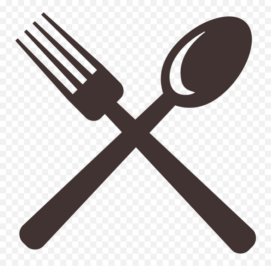 Spoon And Fork Clipart Png Download - Fork And Knife Logo Transparent Background Emoji,Ant Fork Knife Emoji