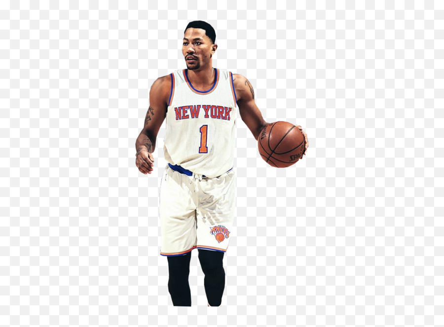 Derrick Rose Knicks - Transparent Derrick Rose Knicks Emoji,New York Knicks Emoji