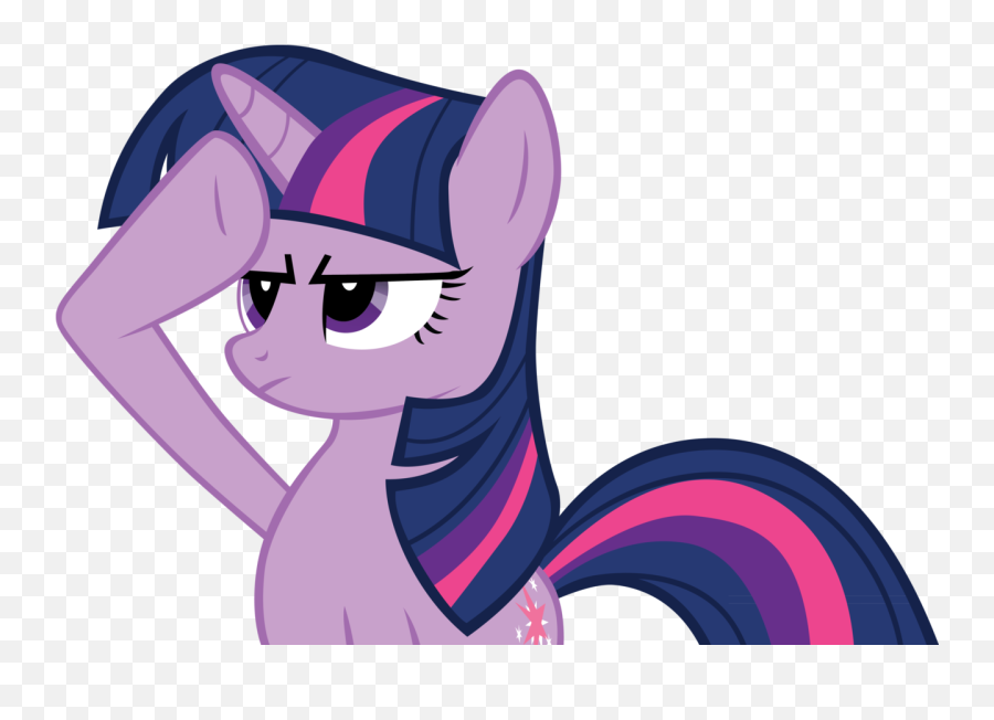 Twilight Sparkle Rainbow Dash Saluting Know Your Meme - My Little Pony Princess Twilight Sparkle Salute Emoji,Salute Emoji Copy