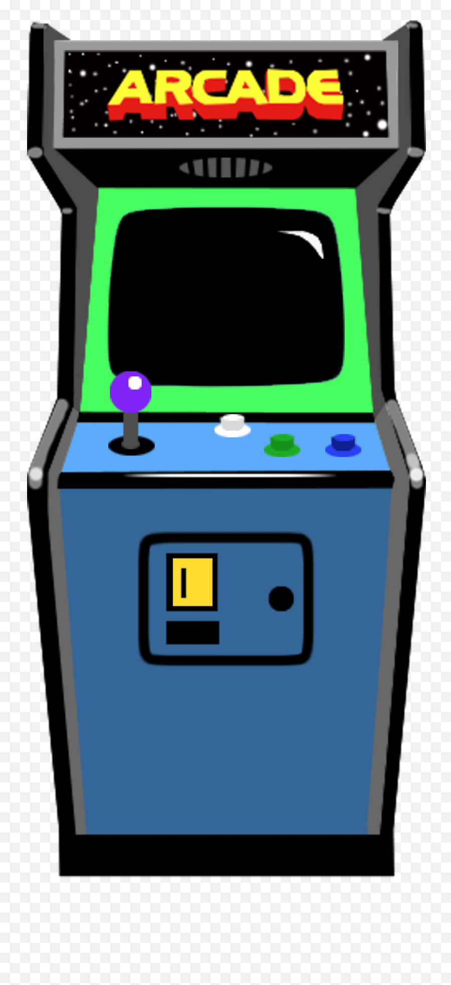 Asteroids Galaga Golden Age Of Arcade - Transparent Arcade Machine Clipart Emoji,Nintendo Emoji