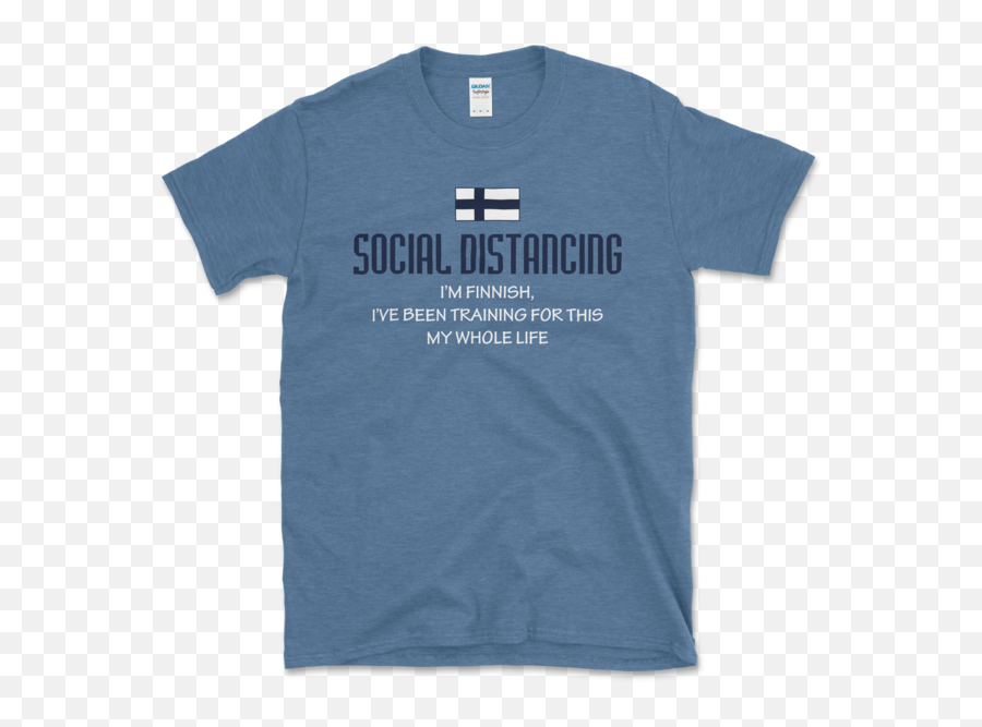 Finnish Social Distancing T - Shirt Finnish T Shirts Emoji,Finnish People Have No Emotions