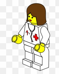 Lego Town Female Doctor Clipart I2clipart - Royalty Free Lego Doctor Coloring Pages Emoji,Lego Emoticons Copy And Paste