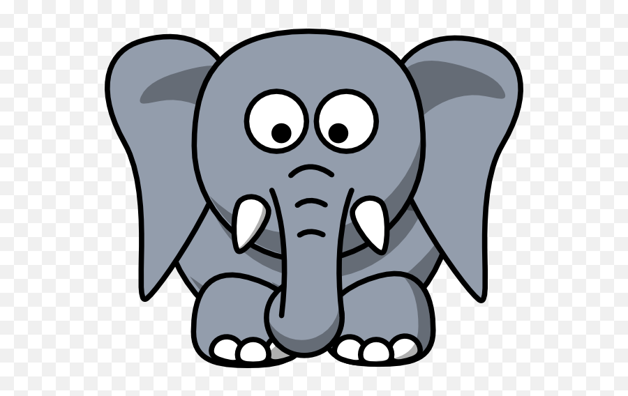 Free Images Of Cartoon Elephants Download Free Clip Art - Animal Clip Art Emoji,Funny Animals Emotions