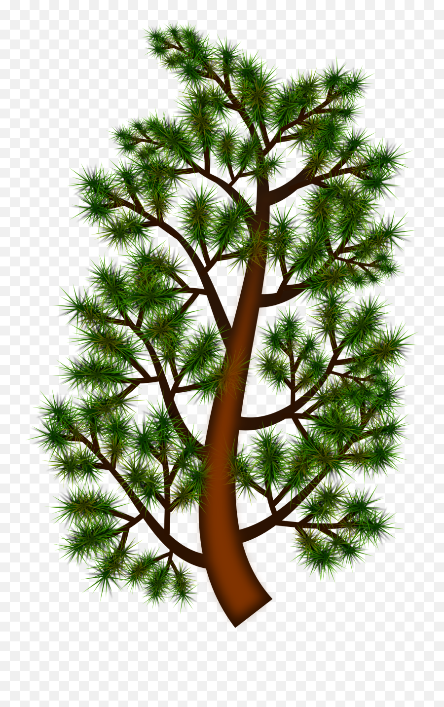 Library Of Pine Tree Black And White Picture Freeuse Png - Tallo Del Pino Emoji,Pine Branch Emoji