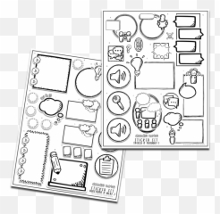 Teacher Tips - Diy Doodle Notes Emoji,Layouts For Activity Sheets Emotions