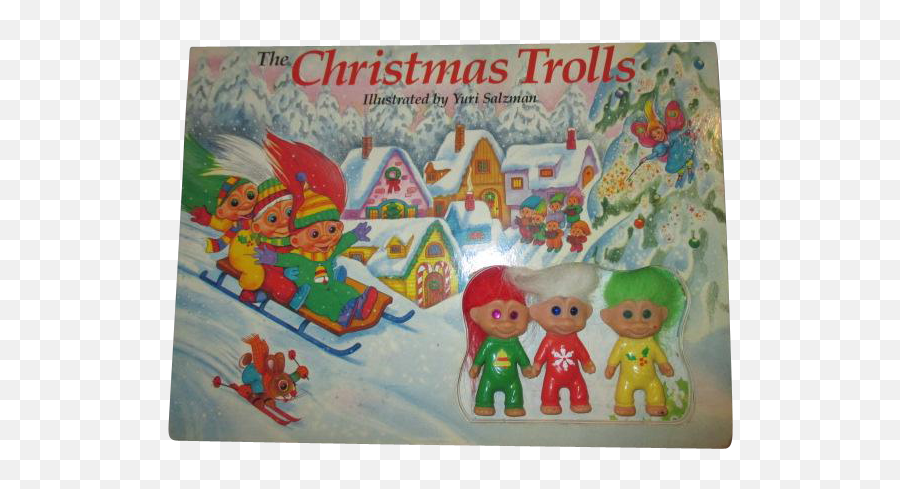 Pin - Christmas Trolls Emoji,Emotion Face Doll Velcro Pull Up