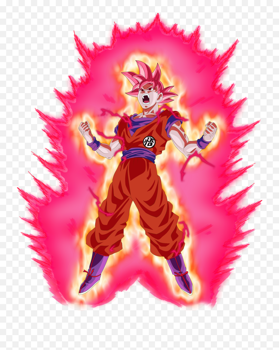 Caulifla X Son Of Goku Reader - Goku Super Saiyan God Kaioken Emoji,Beerus Dragon Ball Emotions