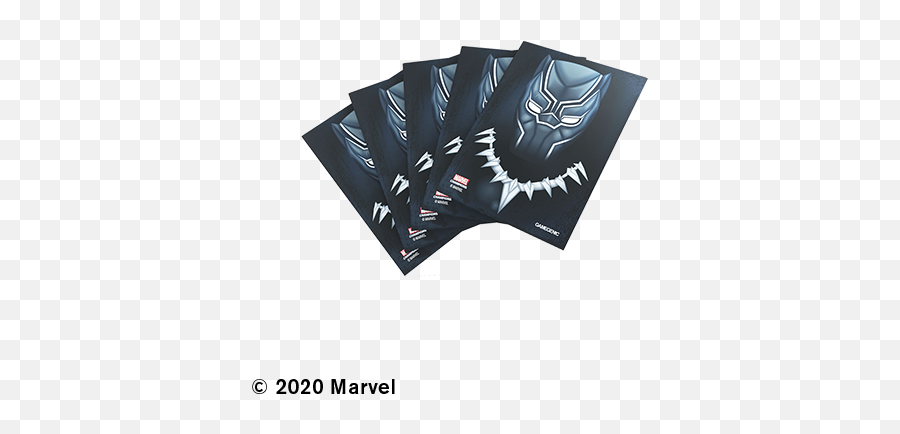 Gamegenic Deck Protector Marvel Champions - Black Panther Art Sleeves 50 Captain America Emoji,Pokemon Emotion Stickers