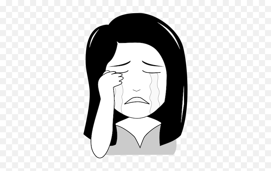 Girl Cry Sad - Sad Cry Emoji,Sad Cat Emotion