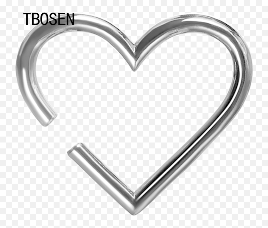 New Style Heart Shape Gold Weight Ear Piercing Plugs Clip Expanders Stretcher Body Jewelry Fashion Gift For Unisex 4mm Pair Sell - Solid Emoji,3d Noseface Emoticon Spinning