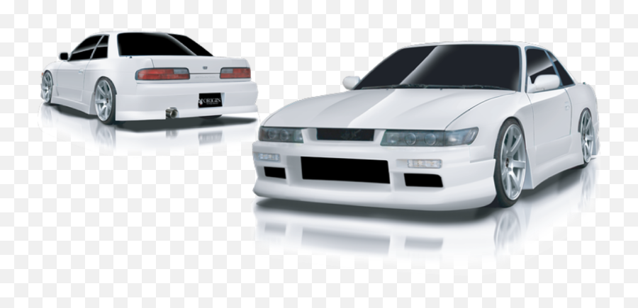 Origin Lab S13 Silvia Urban - S13 Origin Urban Emoji,Advan Emotions Rear Diffuser