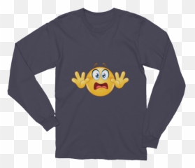 Unisex Surrender Emoji Long Sleeve T,Camo Emoji