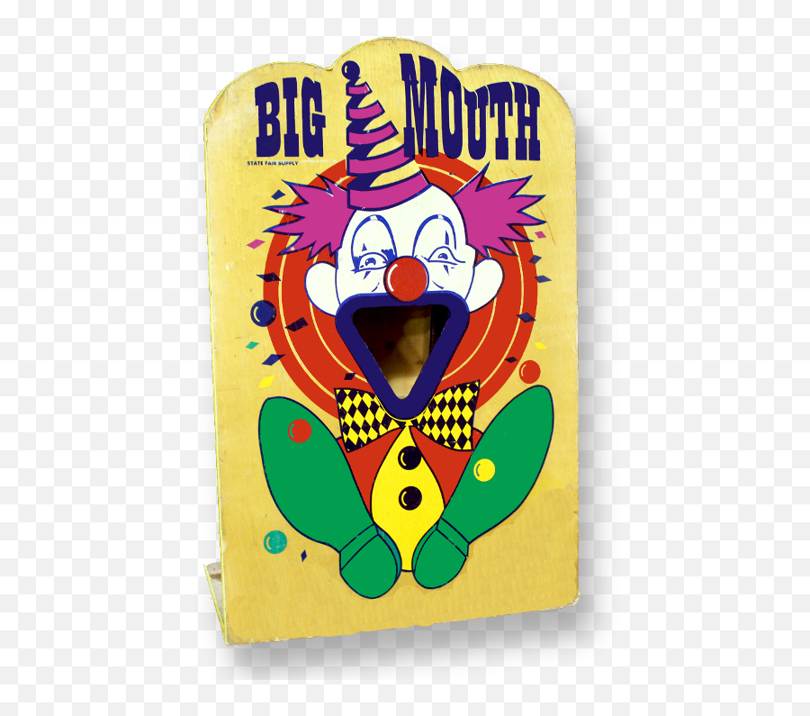 Big Mouth Clown Toss - Mouth Bean Bag Toss Game Emoji,Clown Emotion Mouths