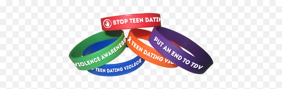 Promoting Healthy Relationships With Teen Dating Violence - Satin Ribbons Teen Dating Violence Awareness Emoji,Bracelt That Tekks Ithers Emotions