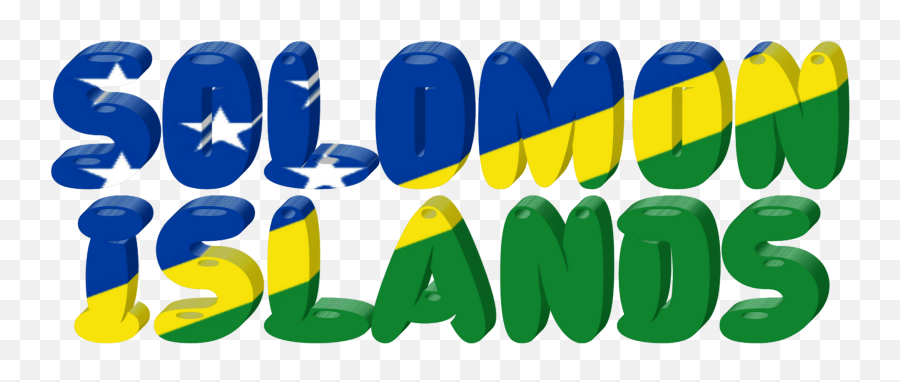 Solomon Islands Lettering With Flag - Language Emoji,Grenada Flag Emoji Png