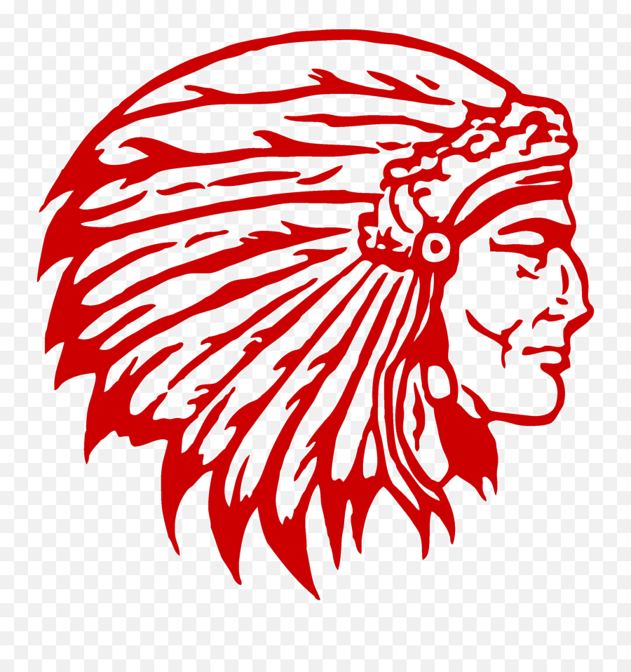 Free Indian Football Cliparts Download - Red Indian Head Logo Emoji,American Indian Emoji