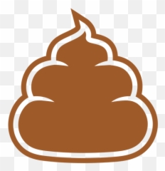 Simple Poop Emoji Filled Stroke Transparent Png U0026 Svg Vector - Language,Mouth Crossed Out Emoji
