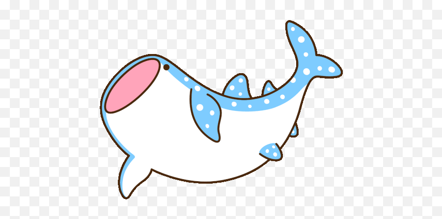 Whale Shark Sticker - Shark Whale Gif Emoji,Hello Pusheen Emoticons