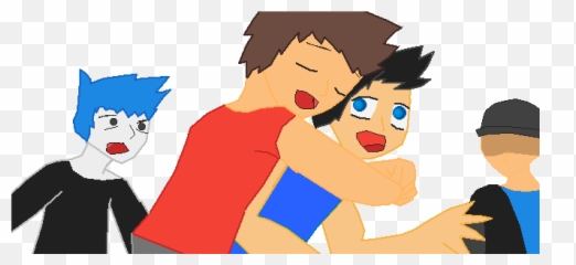 Brothers Hugs - Conversation Emoji,Emojis Gumball The Bros
