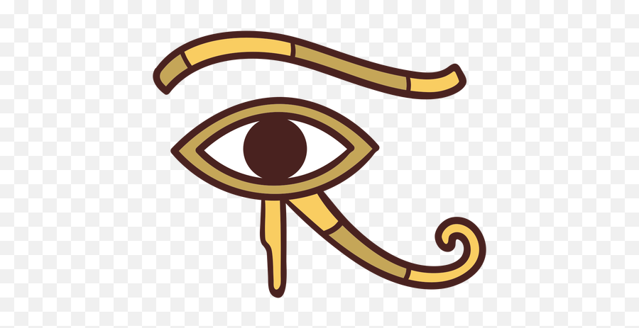 Egyptian Symbol Eye Of Horus Hand Drawn - Transparent Png Ojo De Horus Png Emoji,Taurus Emoji
