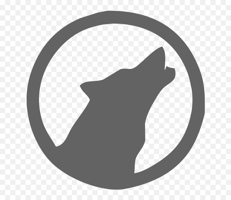 Bulldog Pack Arctic Wolf Lone Wolf Clip - Wolf Icon Png Emoji,Wolf Howl Emoji