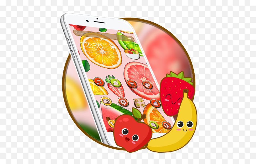 Fruit Cocktail Theme U2013 Apps Bei Google Play - Animasi 3d Salad Buah Emoji,Salad Emoji