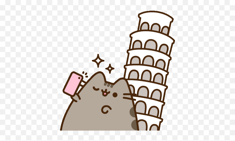 Scratch - Leaning Tower Of Pisa Gifs Emoji,Pusheen Emotions