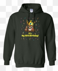 Poop Emoji Itu0027s My 16th Birthday Crown Shirt Boys 16 Tshirt,Green Turd Emoji
