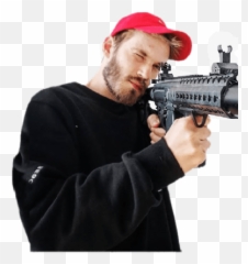 Pewdiepie Pack 1 Emoji,Holding Gun Emojis