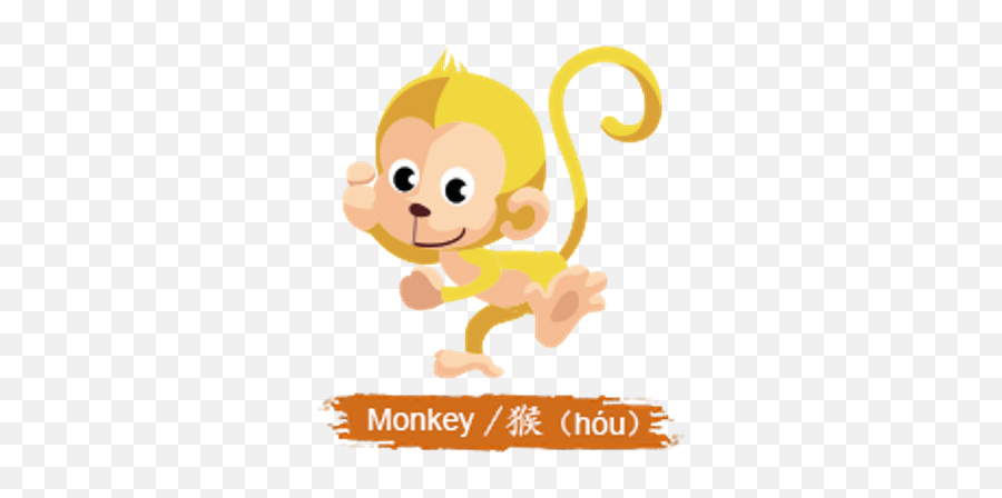 Chinese Horoscope Kids Monkey Sign Clipart Png Hd Emoji,Emojis For Lunar New Years
