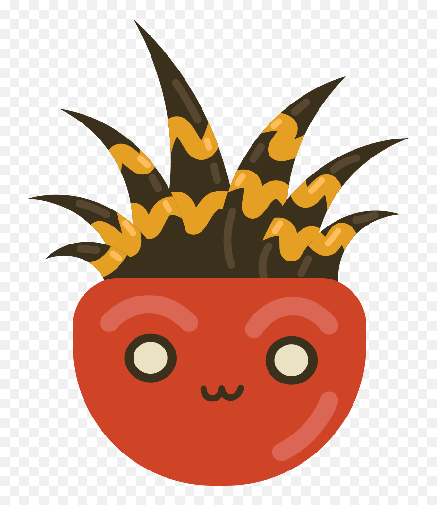 Succulent Illustration In Png Svg Emoji,Red Mask Emoji