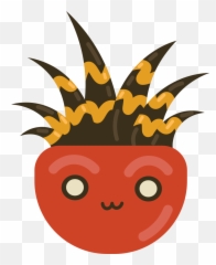 Succulent Illustration In Png Svg Emoji,Red Mask Emoji