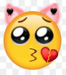 Emojisad Freetoedit 321616091032203 By Keyziasyaputrikeyzia Emoji,Emoji 3 Hearts Rosy Cheeks