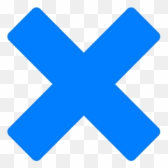 Blue Cross Png Svg Clip Art For Web - Download Clip Art Emoji,Crossout Emoji