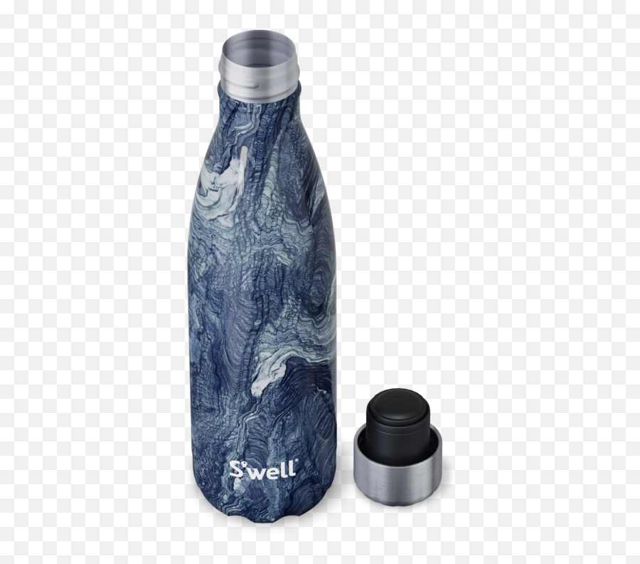 Azurite Marble Bottle Emoji,Vase Emoji