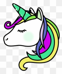 Unicorn Rainbow Cute Colorful - Unicorn Png Emoji,Draw So Cute Unicorn Emoji