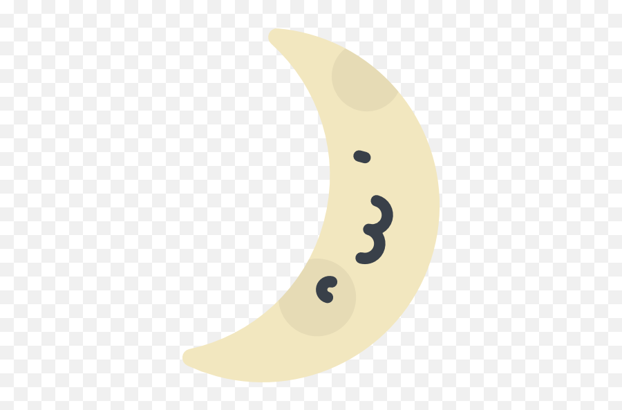 Crescent Moon - Free Nature Icons Emoji,Moon Emoji\