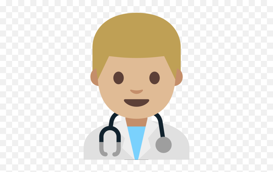 U200dman Health Worker With Medium - Light Skin Tone Emoji,Stethoscope Emoji