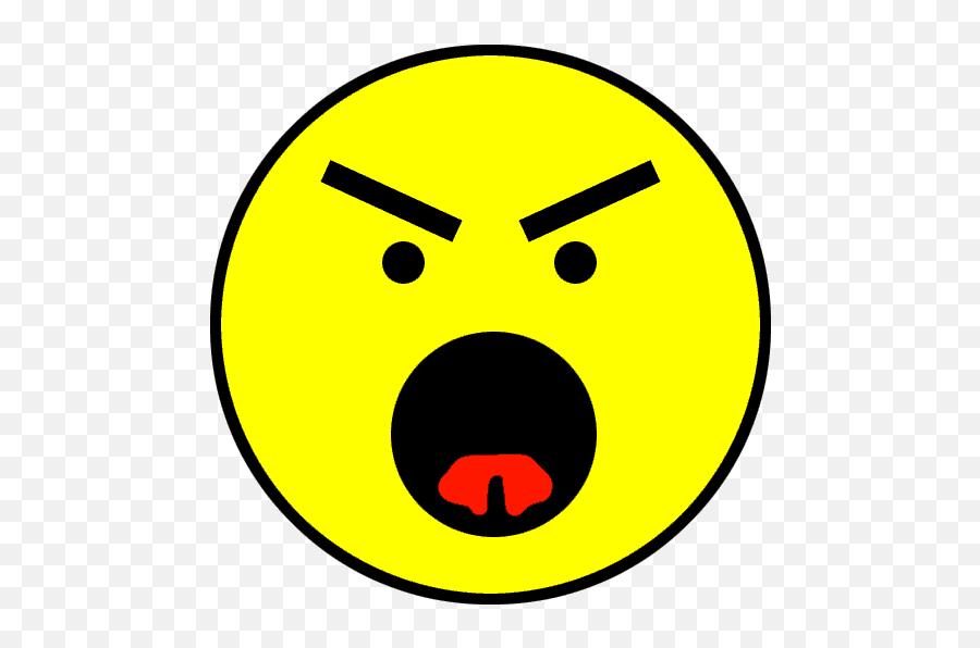 Free Mad Face Emoji Transparent - Angry Faces Clip Art,Angry Face Emoji